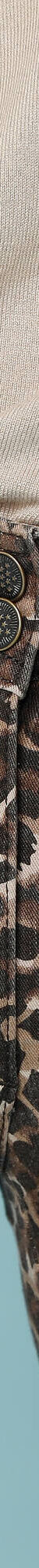 Pantalon droit imprimé léopard, Spécial Petites (taupe / chocolat) Pantalon droit imprimé léopard, Spécial Petites (taupe / chocolat)
